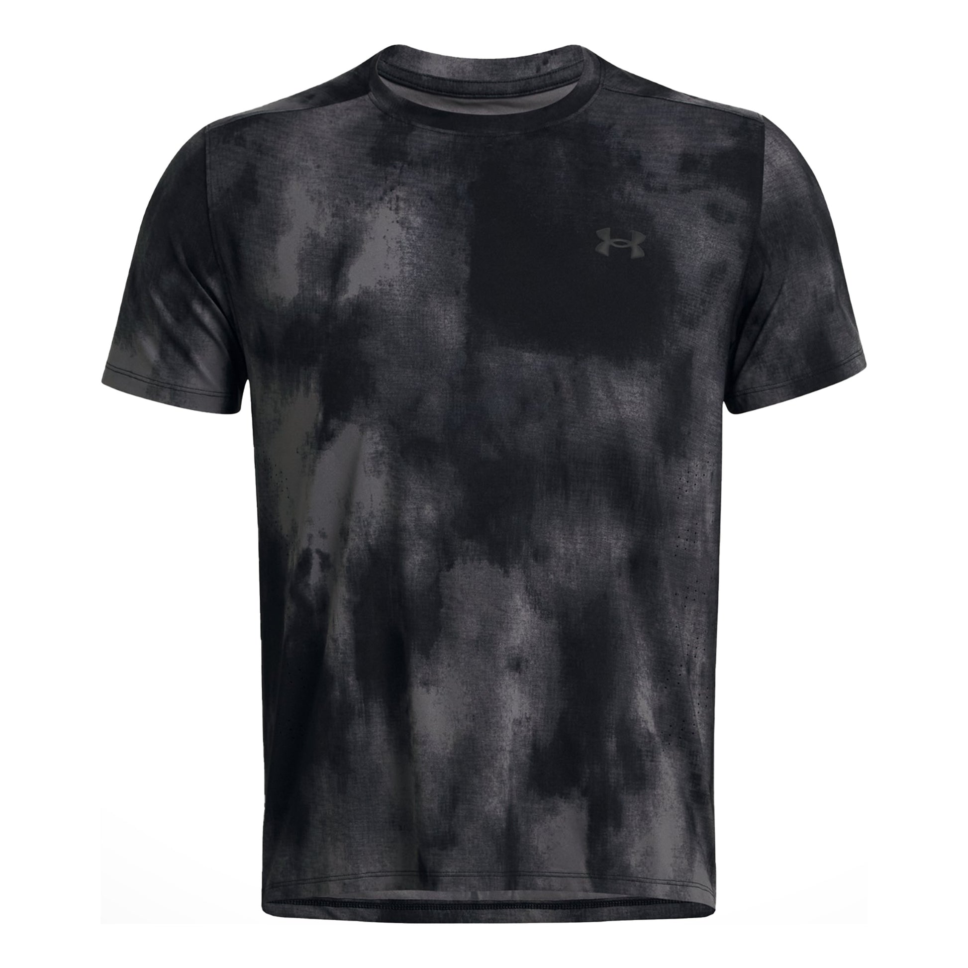 Under Armour Laser Wash Laufshirt Herren - schwarz, grau