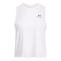 Vanish Energy Crop Tank-Top Damen - weiß,
