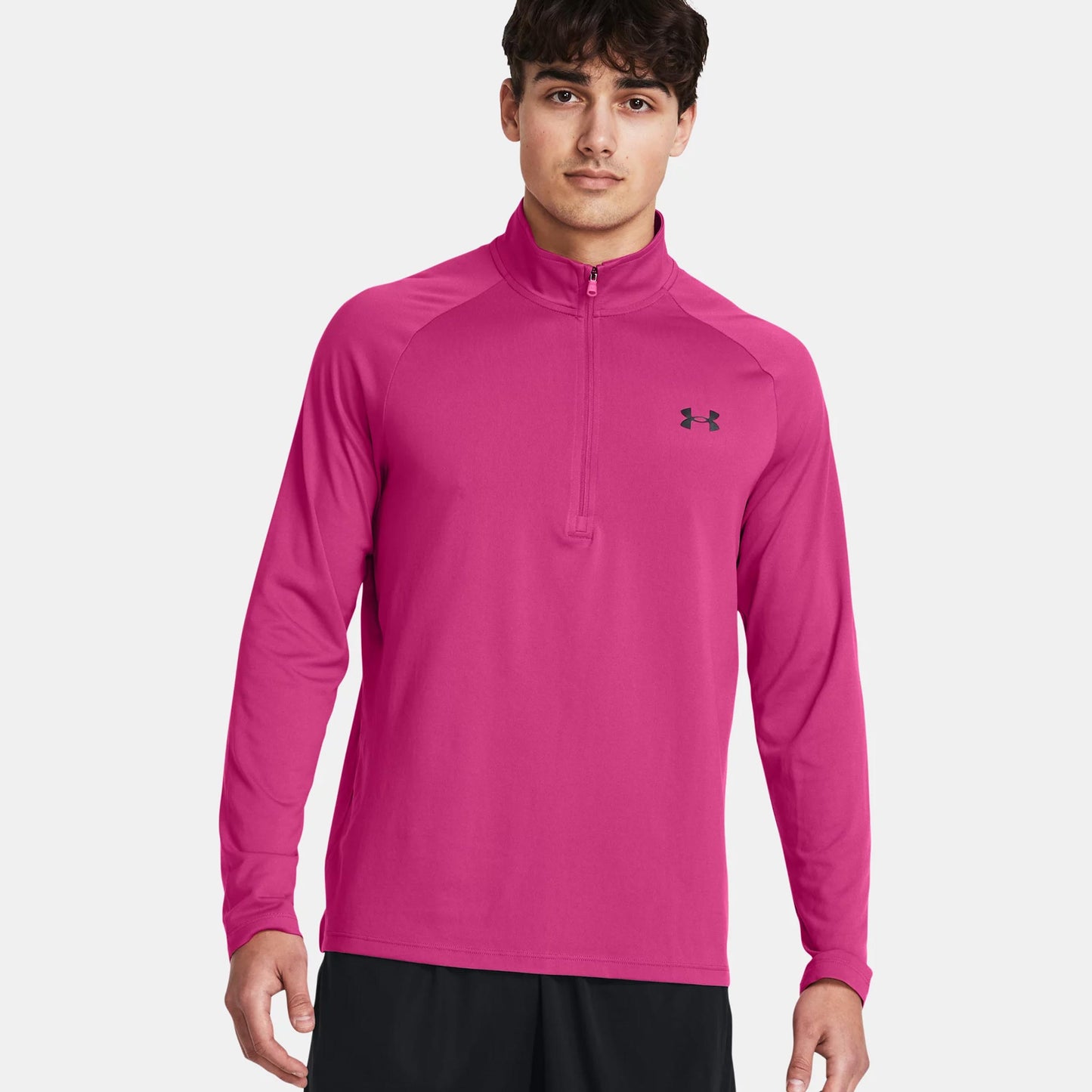 Under Armour Tech 2.0 Half-Zip Longsleeve Herren - pink,