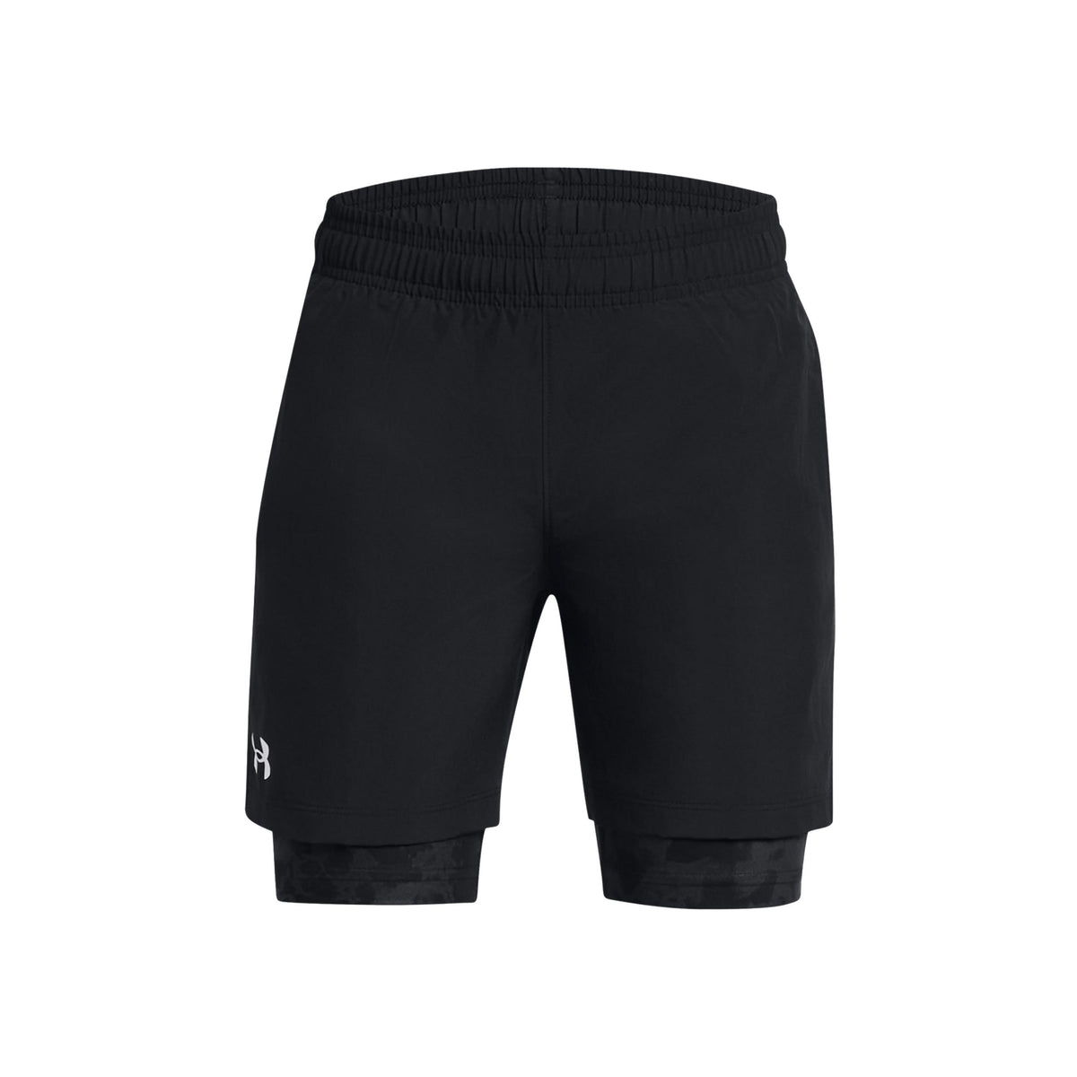 Under Armour Woven 2in1 Pantaloncini Ragazzi - nero,