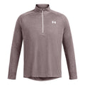 Tech Textured 1/2 Zip Longsleeve Herren-Grau