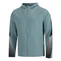 Velociti Storm Hooded Veste Running Hommes-Bleu Gris, Noir