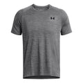 Tech Textured T-shirt Hommes - gris foncé,