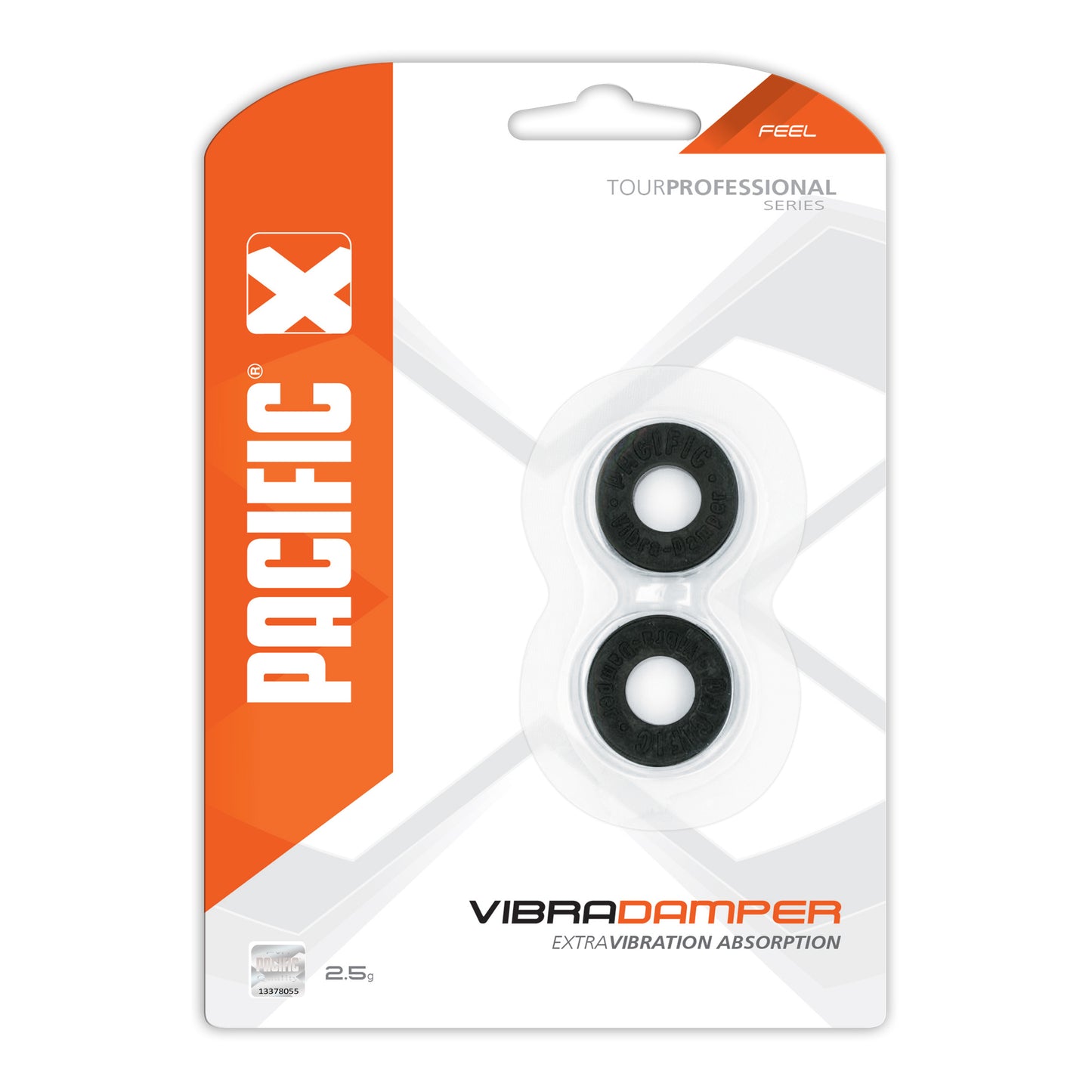 Pacific Vibra Antivibrateur Pack De 2 Unités-Noir