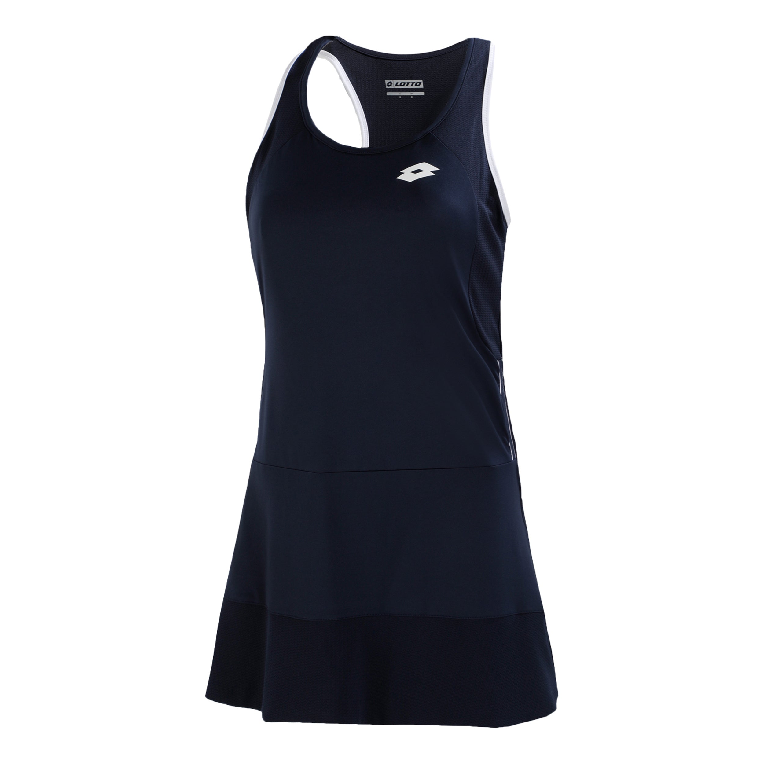 Lotto Squadra II PL Kleid Damen - dunkelblau, weiß