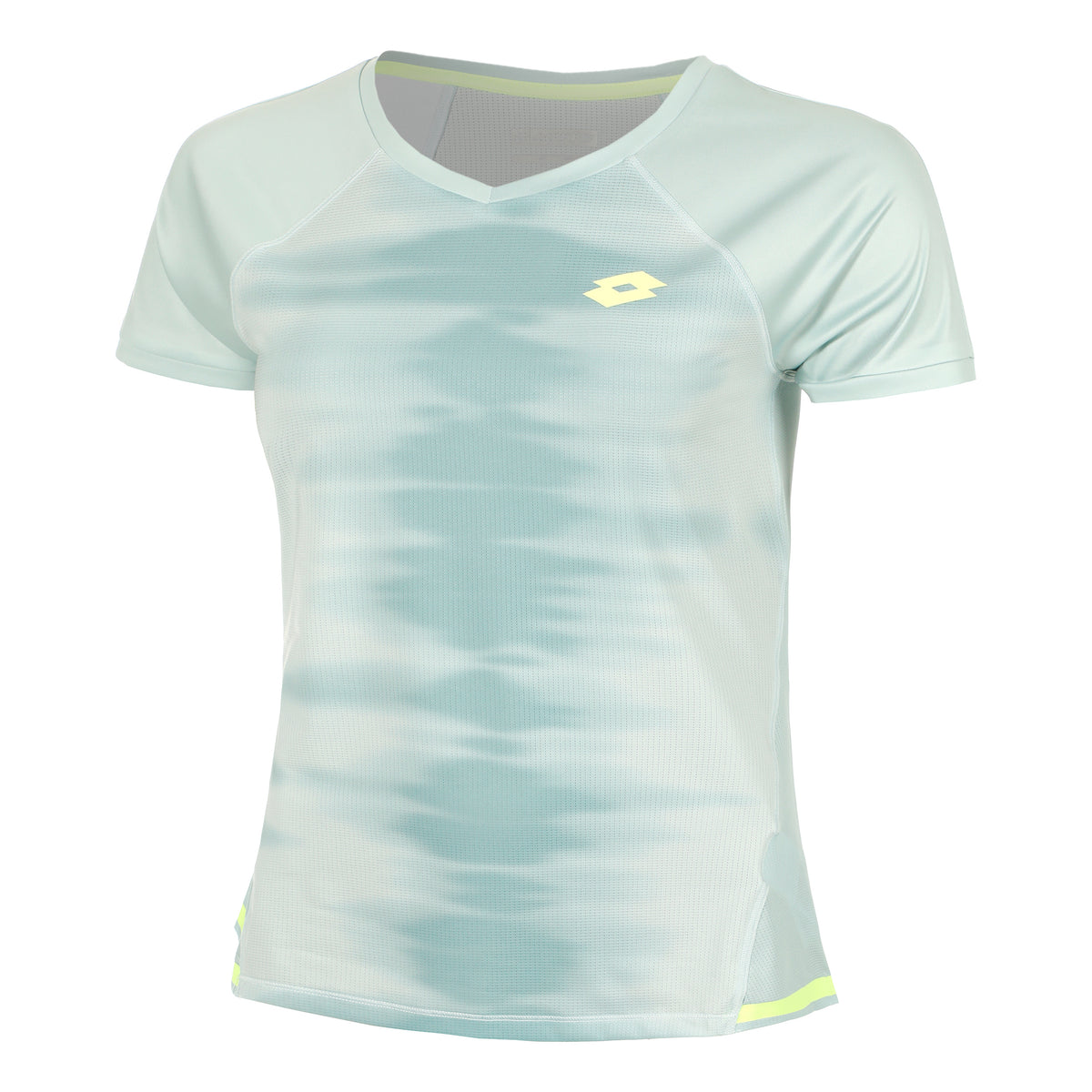Lotto Tech II T-shirt Femmes-Vert,Jaune Lemon