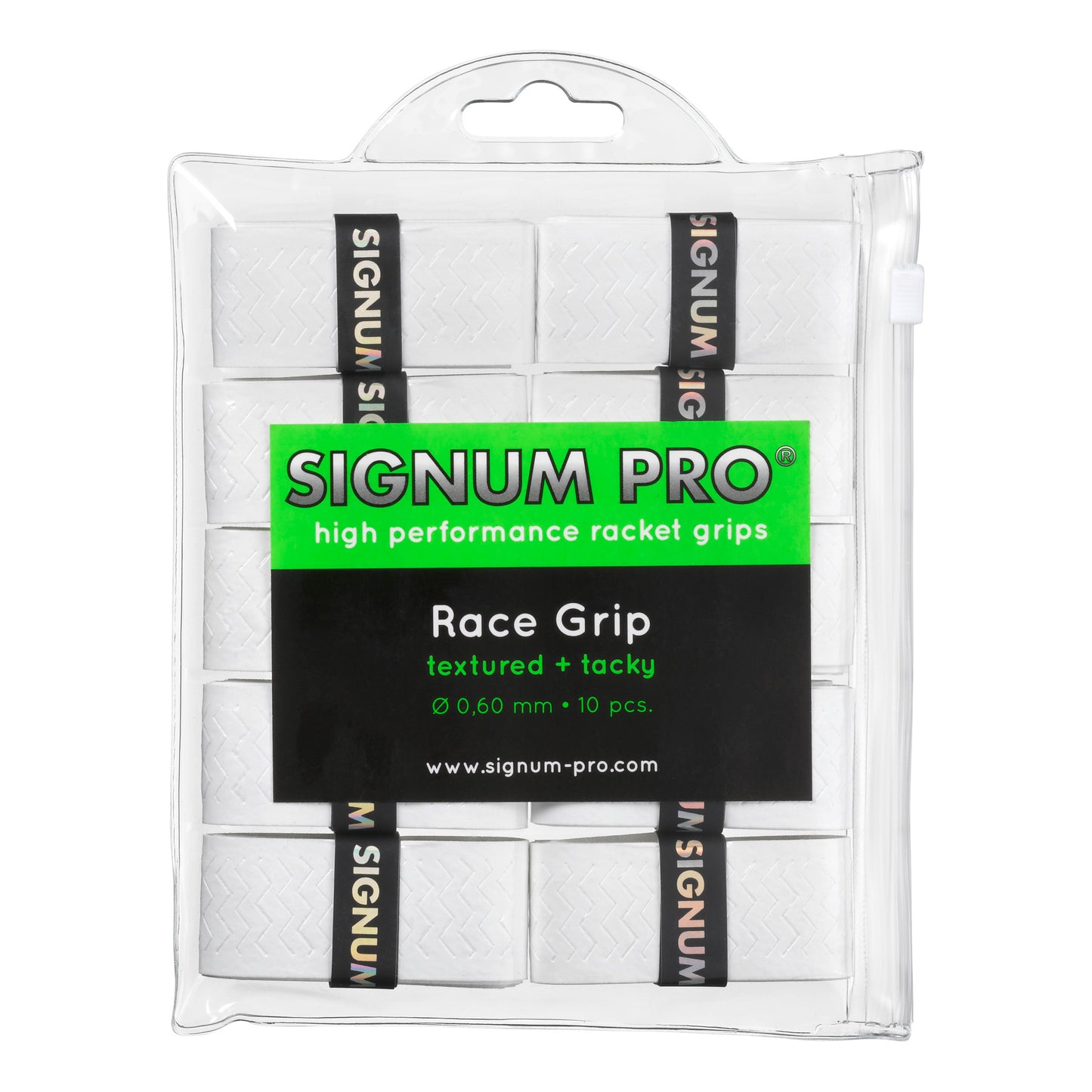 Signum Pro Race Grip Confezione Da 10-Bianco