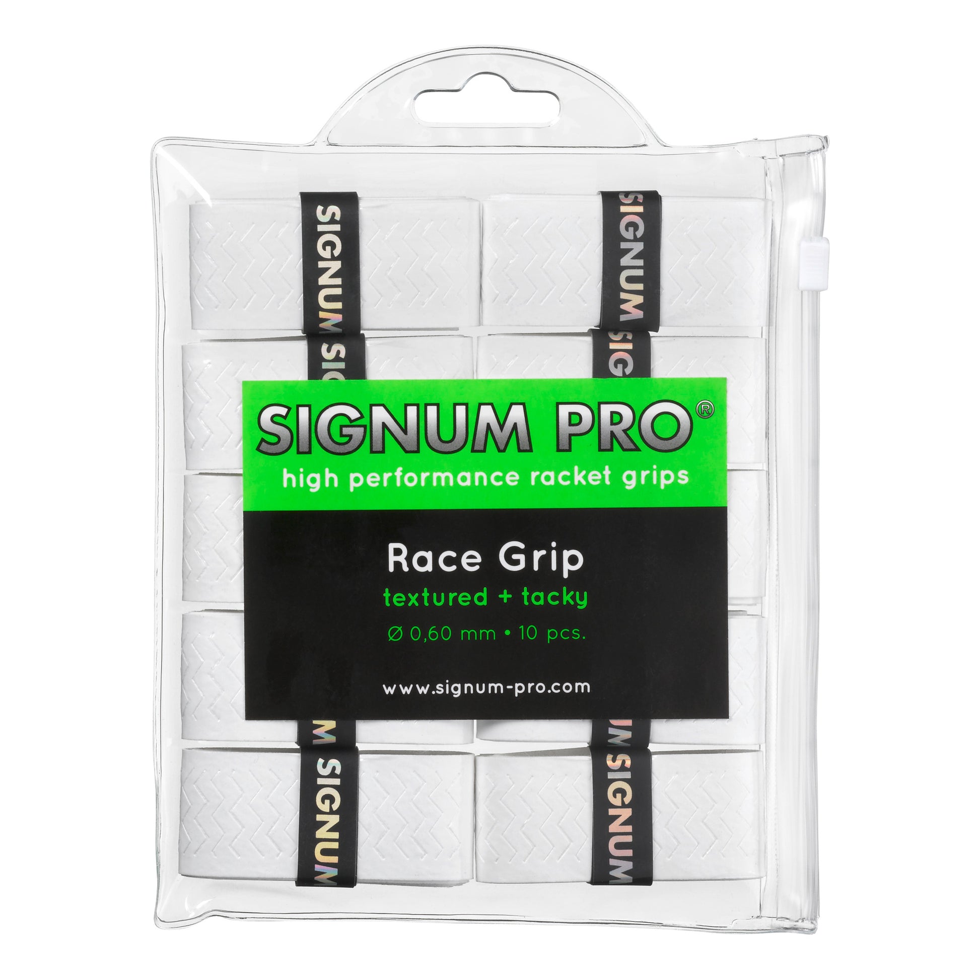 Signum Pro Race Grip Confezione Da 10-Bianco