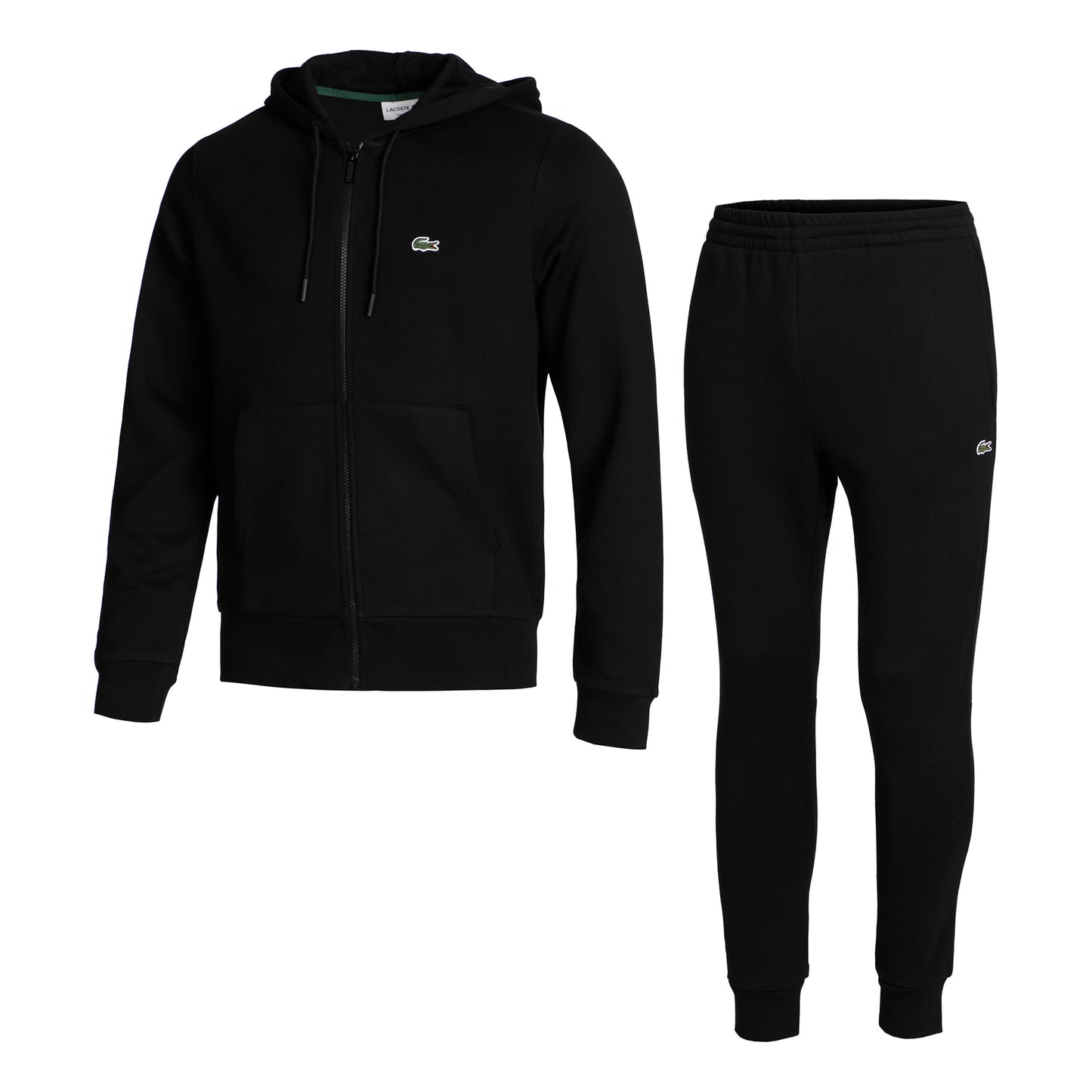Lacoste Core Solid Tuta Da Allenamento Uomini-Nero