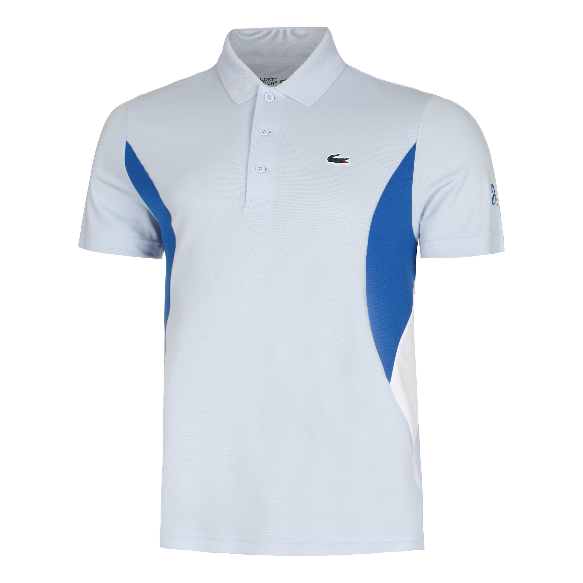 Lacoste Polo Uomini - blu chiaro, multicolore