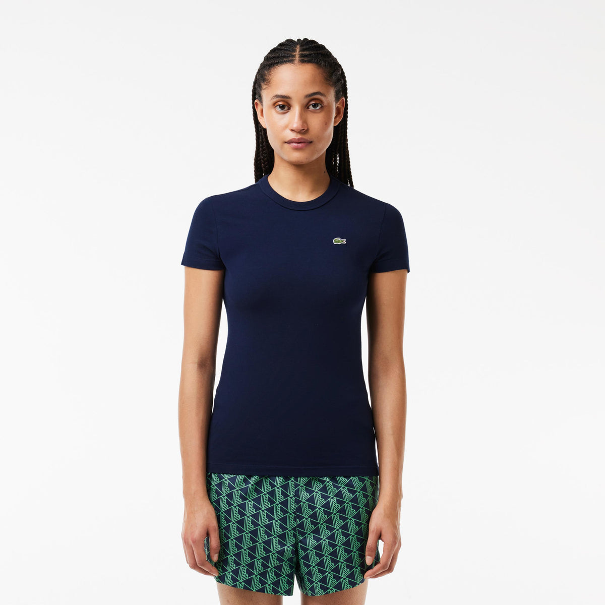 Lacoste Tee Maglietta Donna - blu scuro,