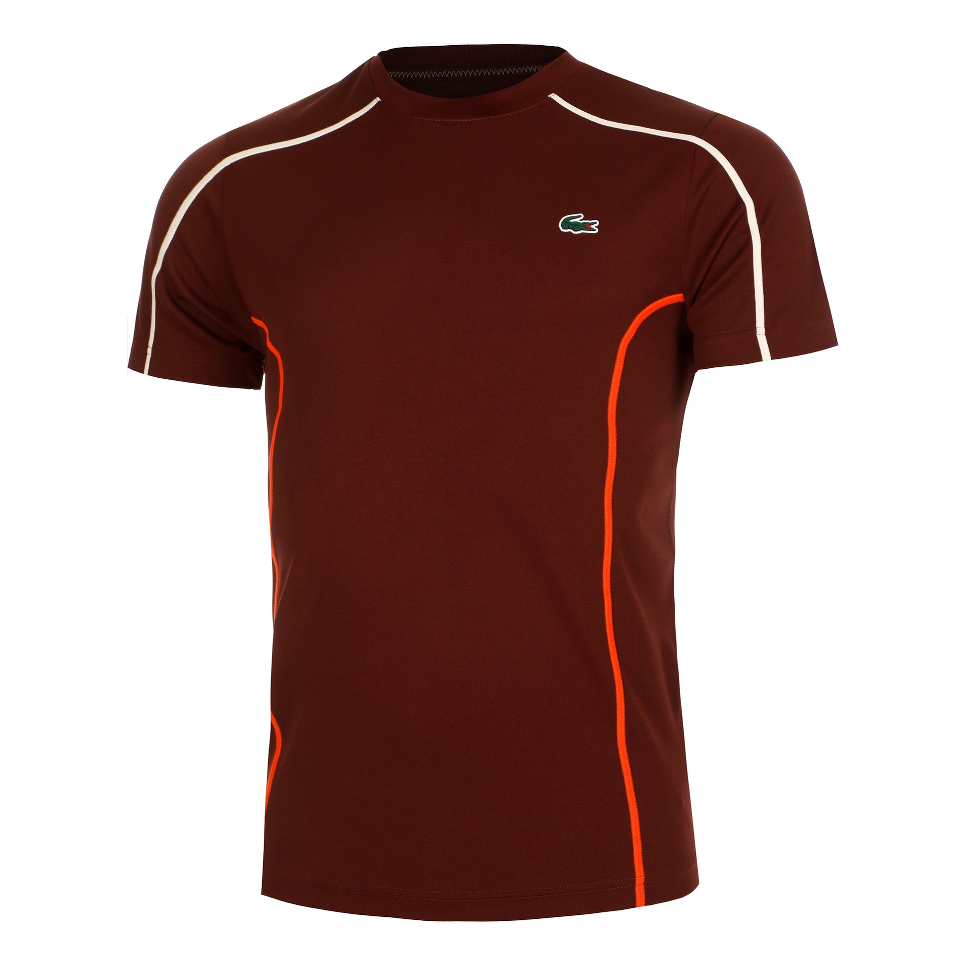 Lacoste T-Shirt Maglietta Uomini - rosso scuro,
