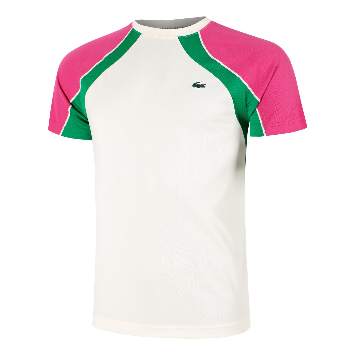 Lacoste T-shirt Hommes - crème, multicouleur