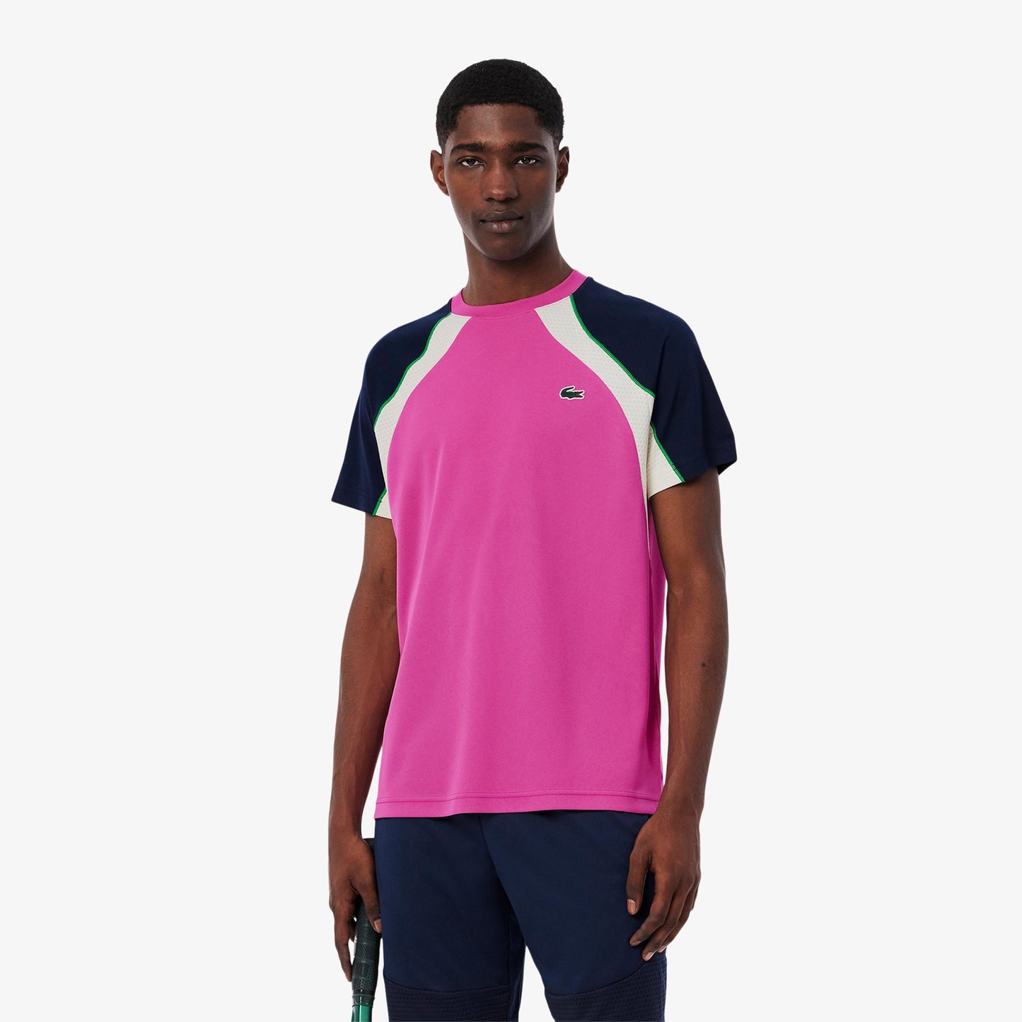 Lacoste Maglietta Uomini - rosa, multicolore