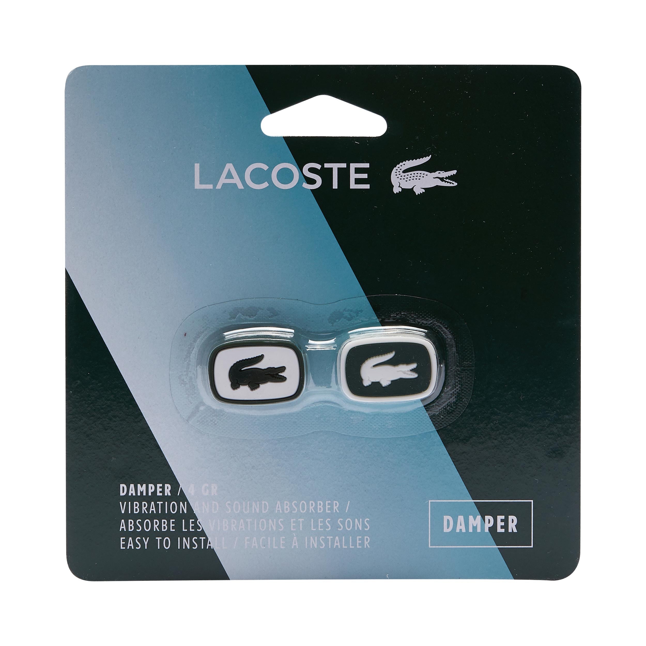 Lacoste Antivibrateur Pack de 2 unités - blanc, vert