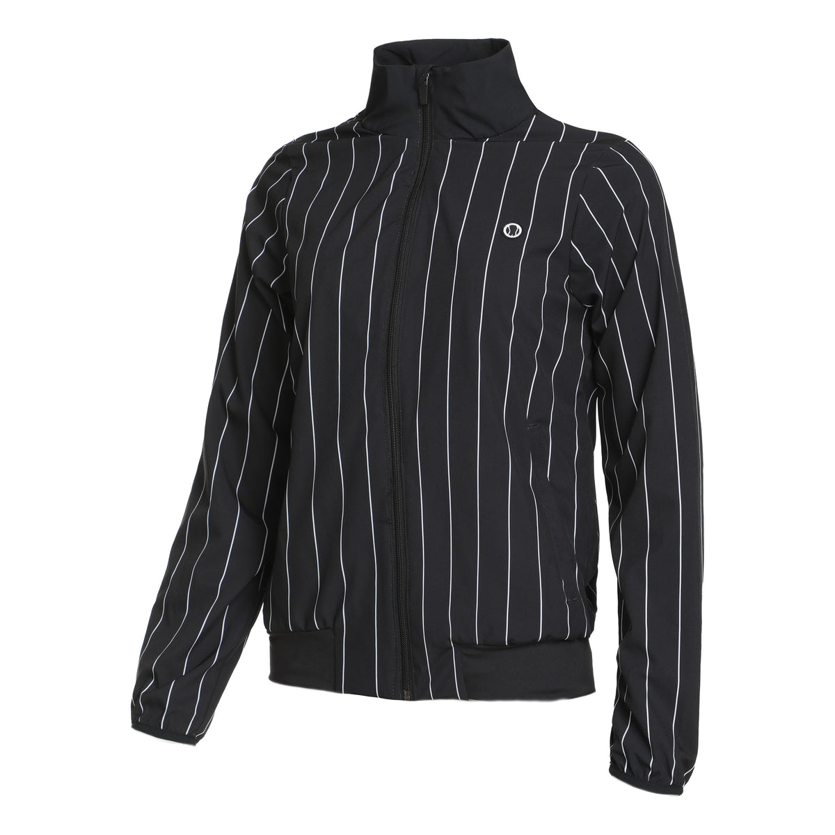 Tennis-Point Stripes Giacca da allenamento Donna - nero, bianco