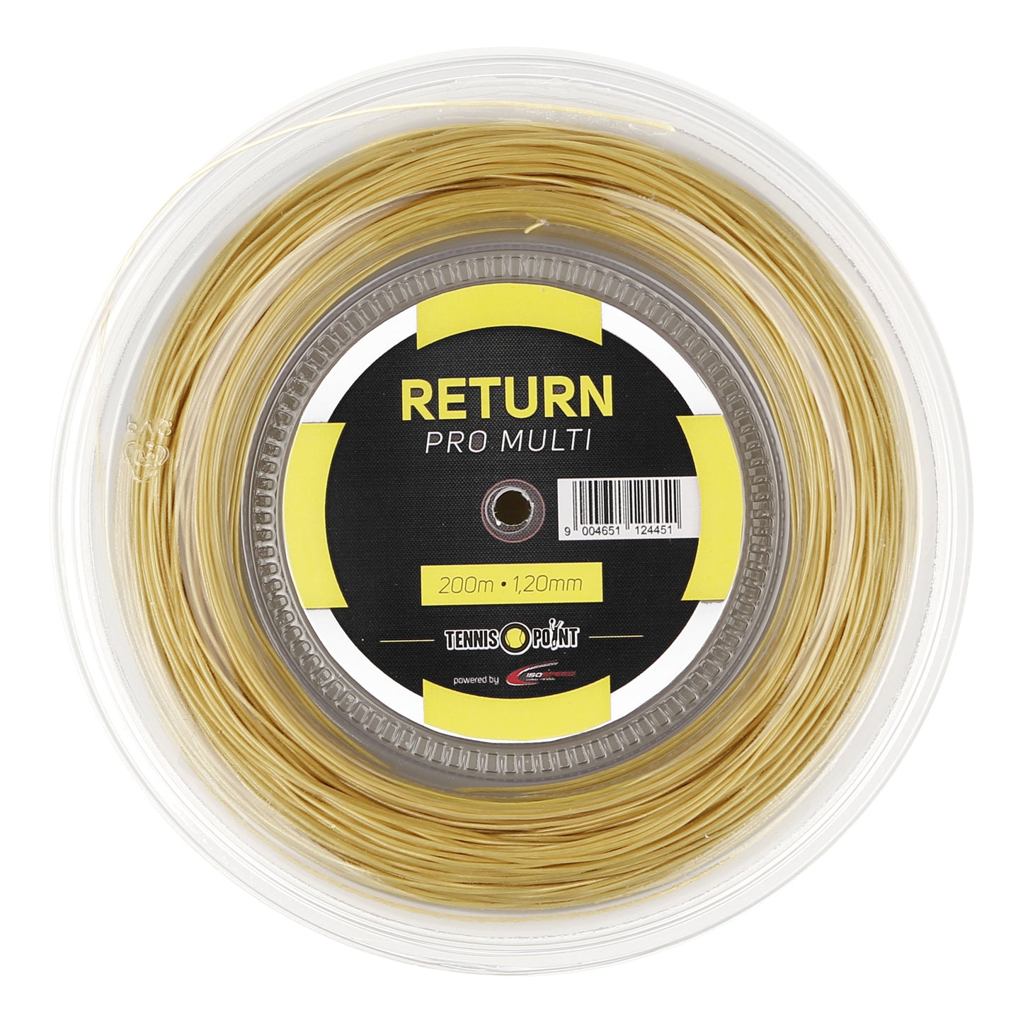 Tennis-Point Return Pro Multi Saitenrolle 200m - nude