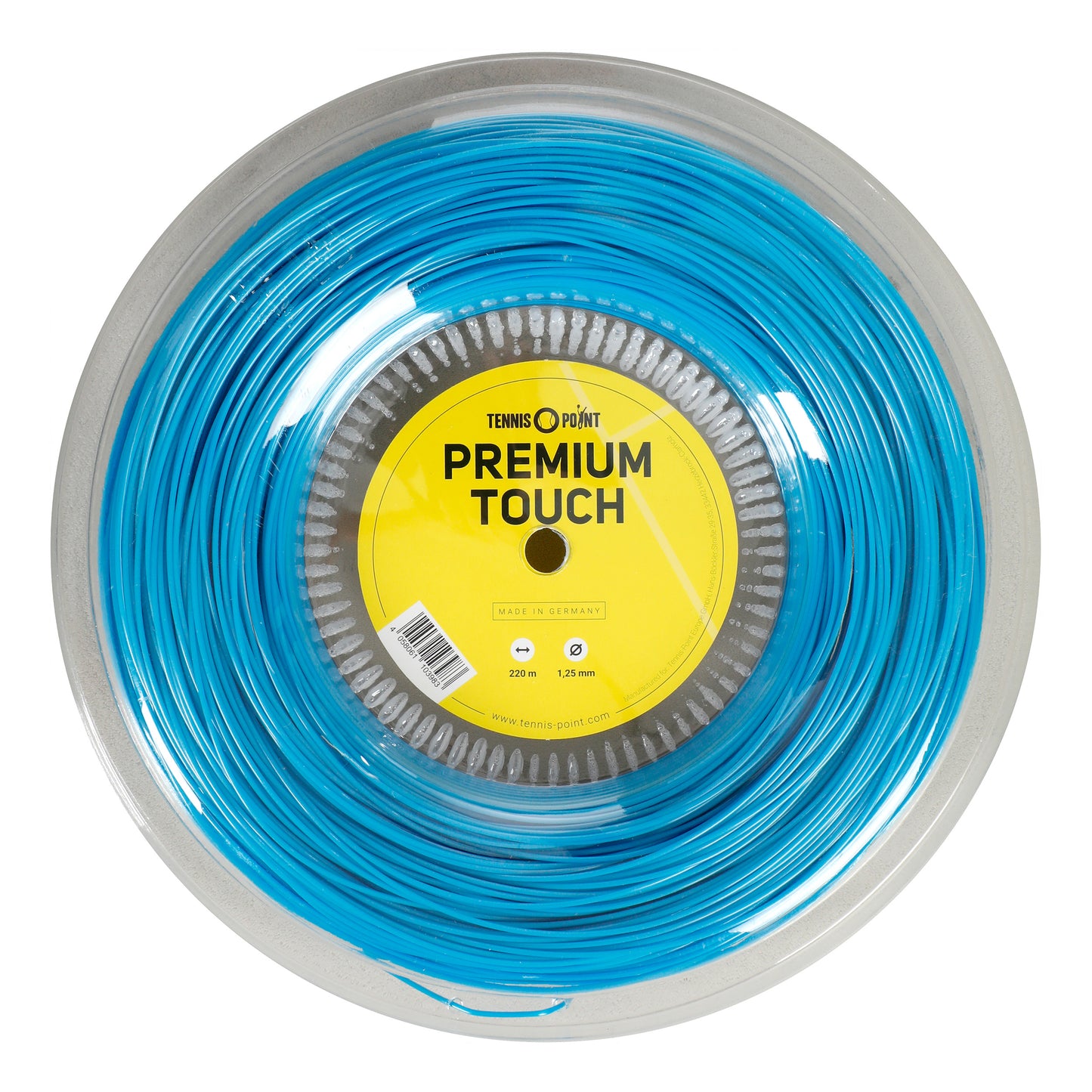 Tennis-Point Premium Touch Saitenrolle 220m - hellblau