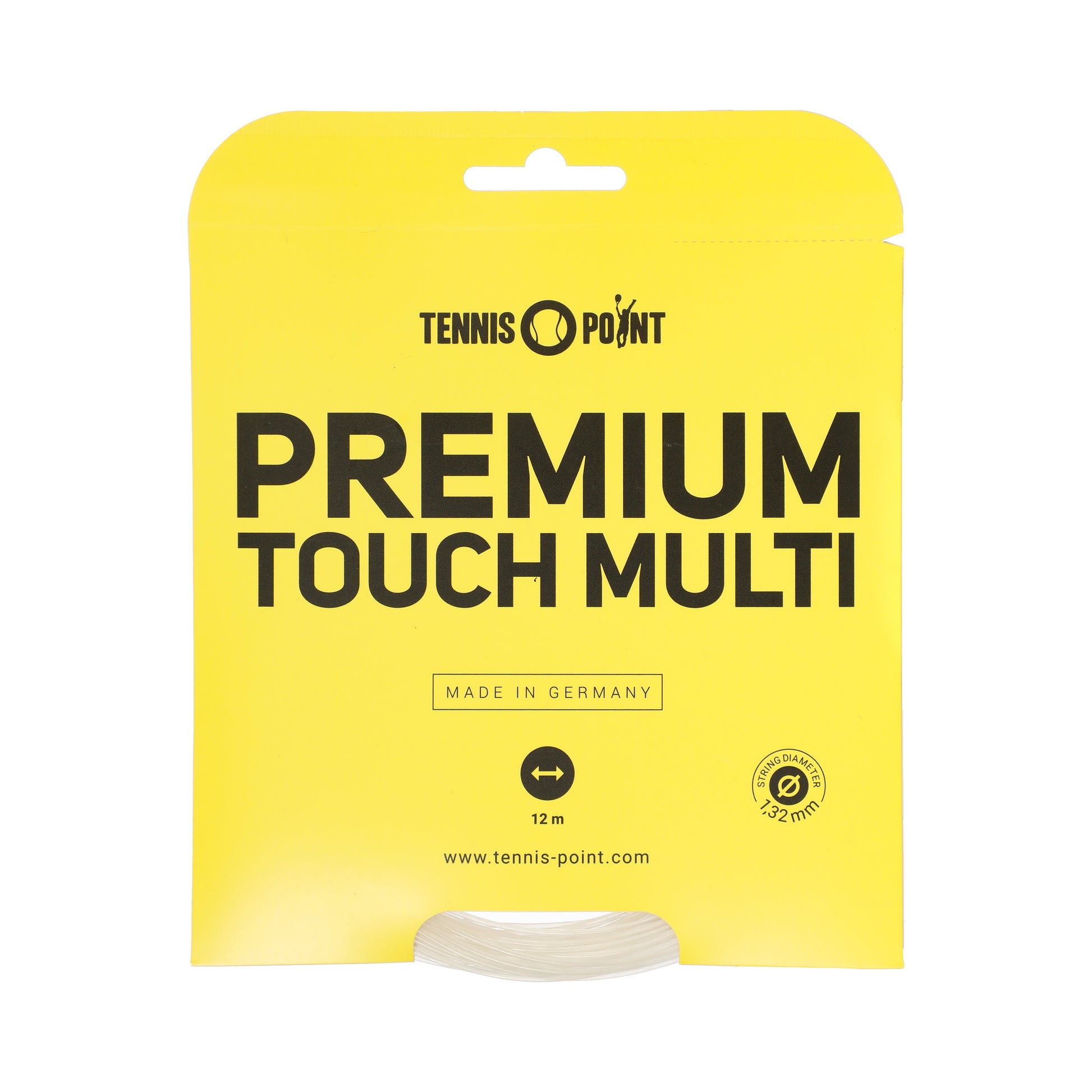 Tennis-Point Premium Touch Multi Saitenset 12m-Nude
