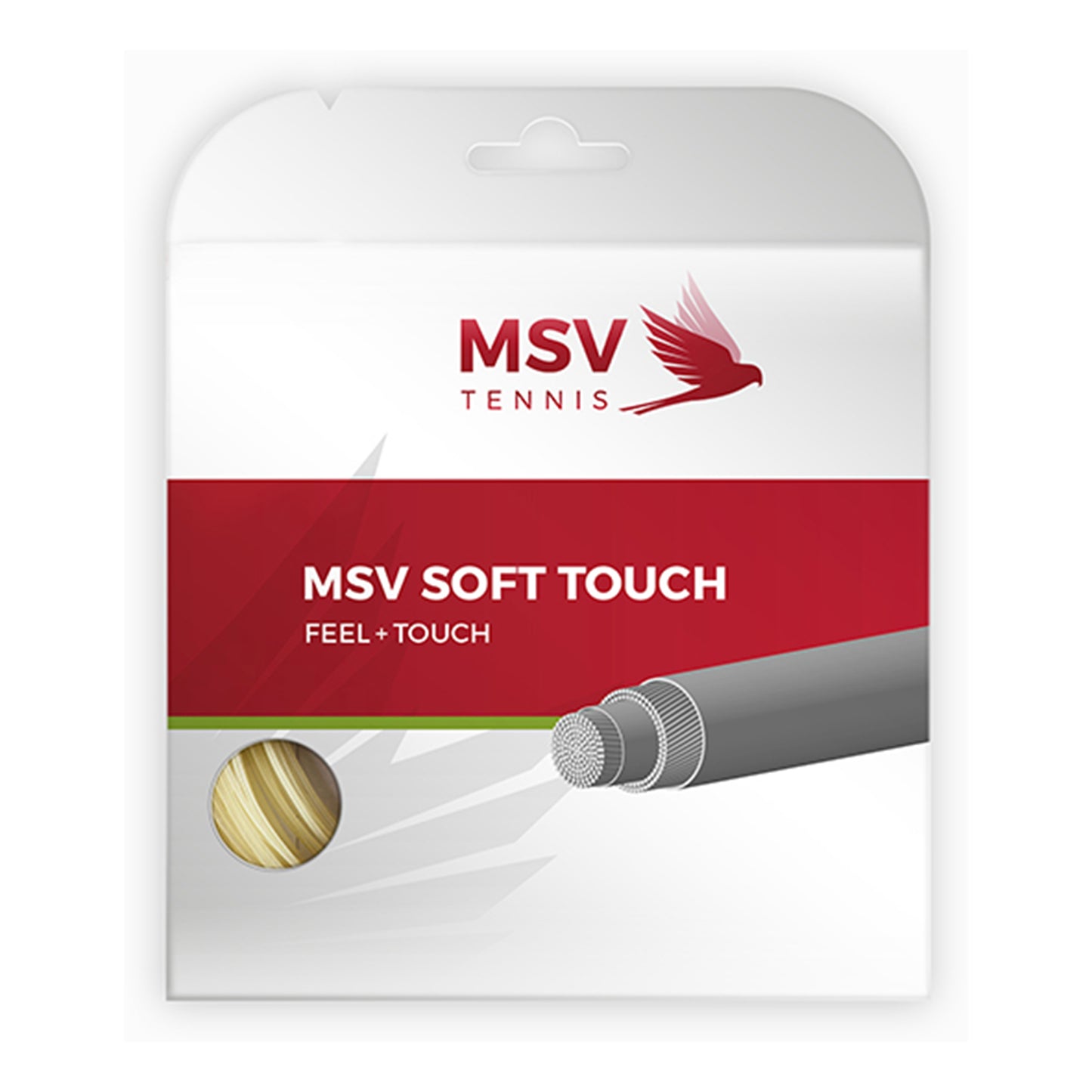 MSV Soft-Touch natur Cordage en garniture 12m - gris