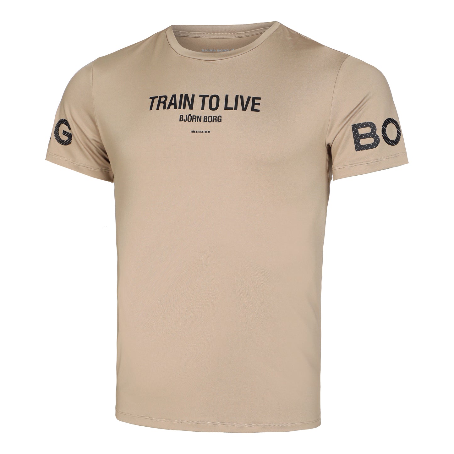 Björn Borg Borg Graphic Maglietta Uomini - beige, nero