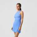 Ace Ribbed Kleid Damen - blau