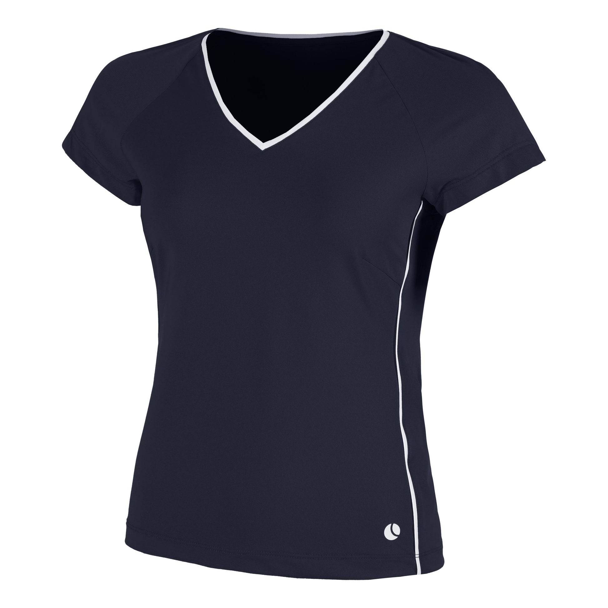 Björn Borg Ace V Neck T-shirt Femmes - bleu foncé