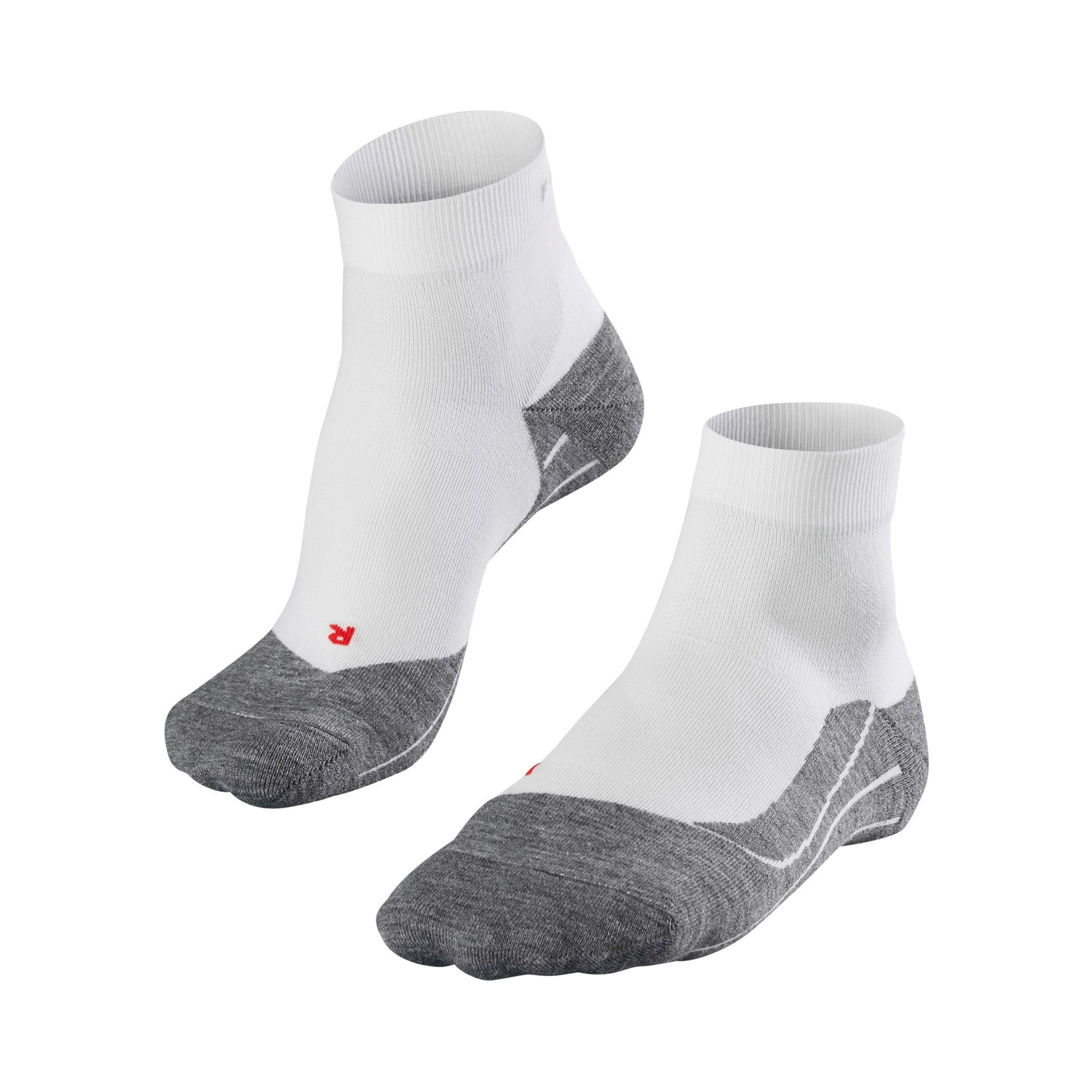 Falke RU4 Endurance Short Chaussettes de running Femmes - blanc, gris