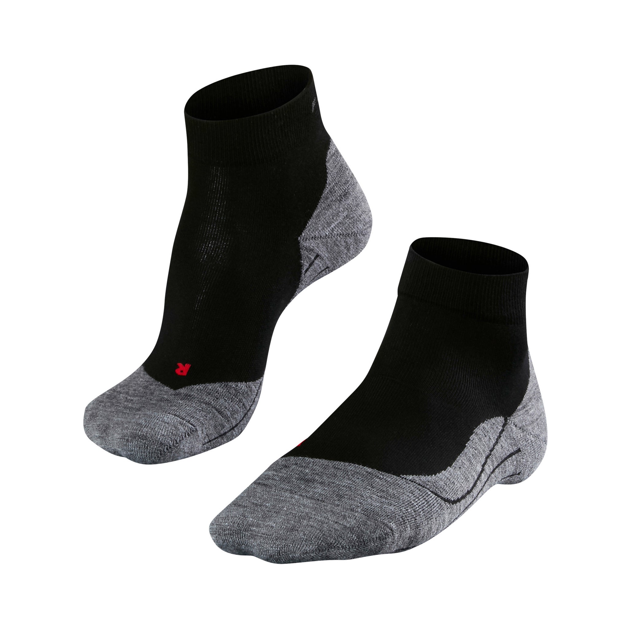 Falke RU4 Endurance Short Chaussettes de running Hommes - noir, gris