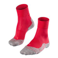 RU4 Endurance Calze da corsa Donna - rosso, grigio