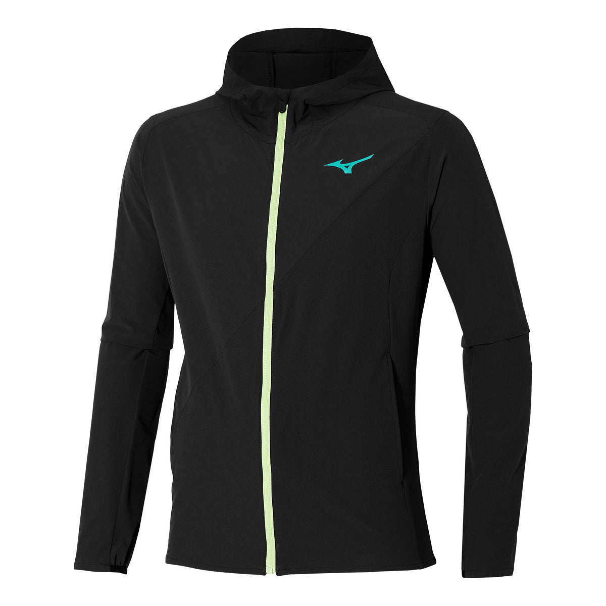 Mizuno Mugen Hooded Giacca da allenamento Uomini - nero,