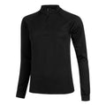 First Mile Mid Layer Top da corsa Donna - nero,