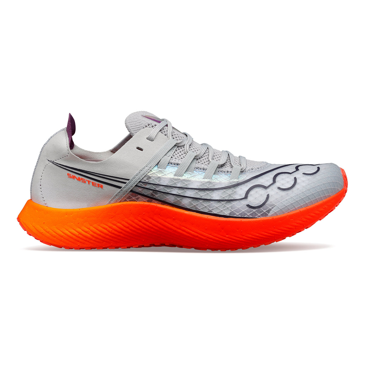 Saucony Sinister Scarpa da competizione Donna - grigio chiaro, arancione