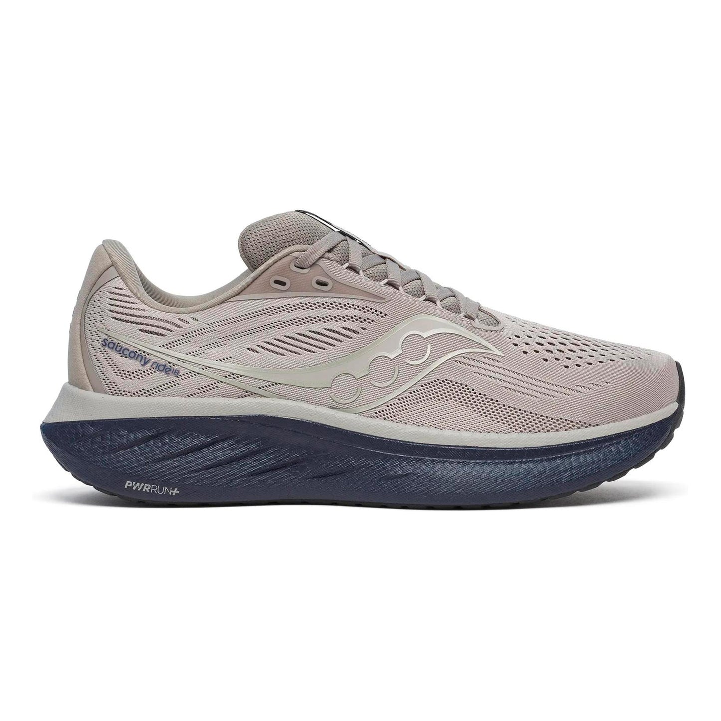 Saucony Ride 18 Chaussure de running sans stabilisateurs Hommes - gris, bleu foncé
