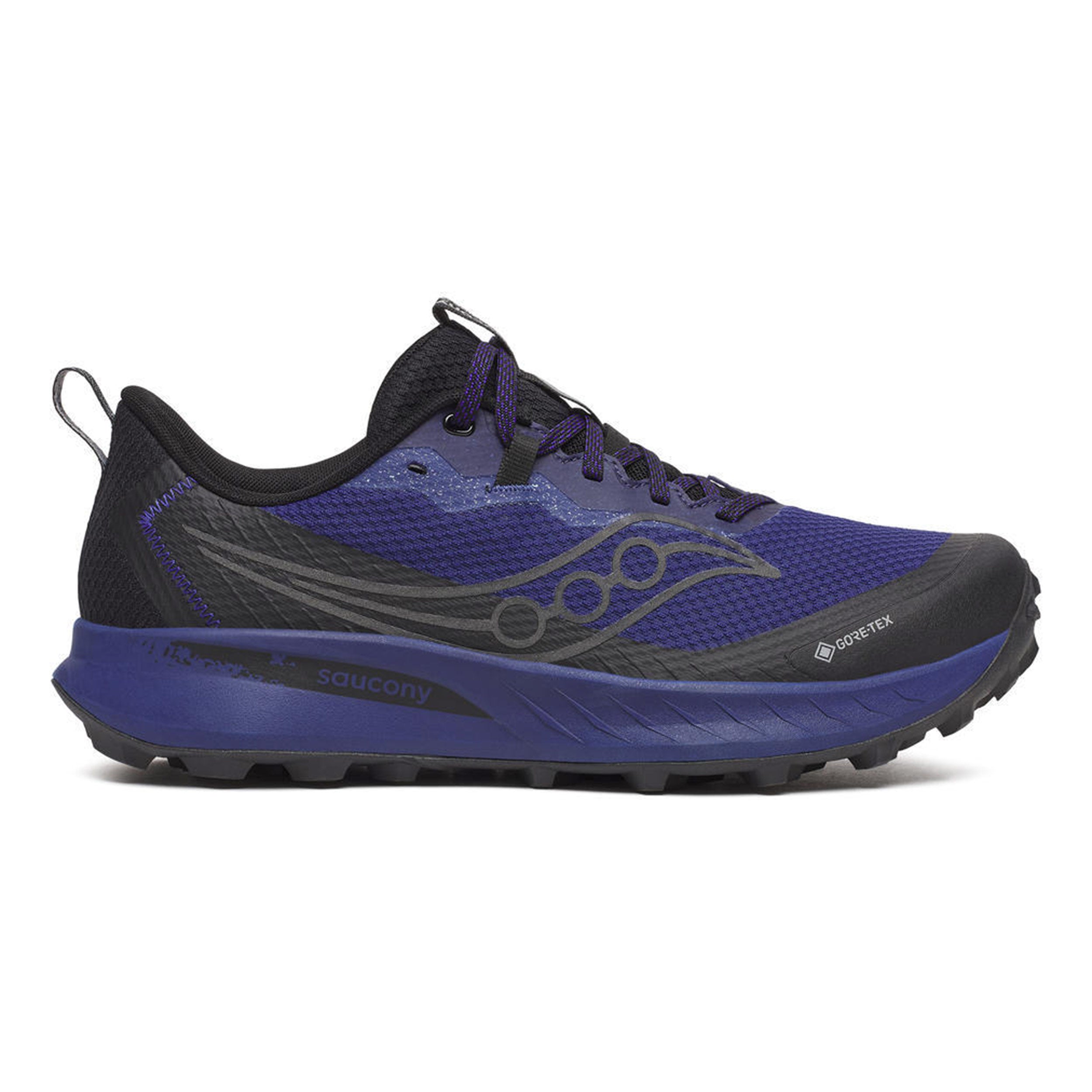 Saucony Peregrine 15 GTX Scarpa Da Trail Uomini-Viola,Nero