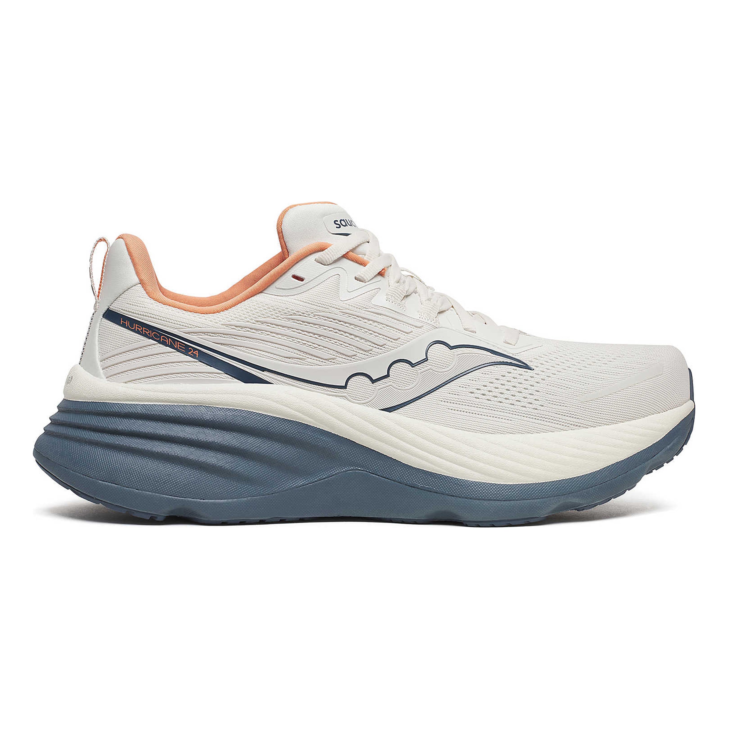 Saucony Hurricane 24 Scarpa Stabile Uomini-Crema,Grigio
