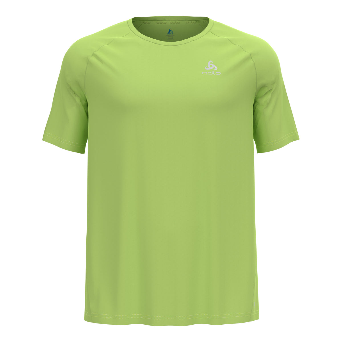 Odlo Essential Chill-Tec Crew Neck Camicia da corsa Uomini - verde chiaro,