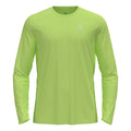 Zeroweight Chill-Tec Crew Neck Manica lunga Uomini - verde chiaro,