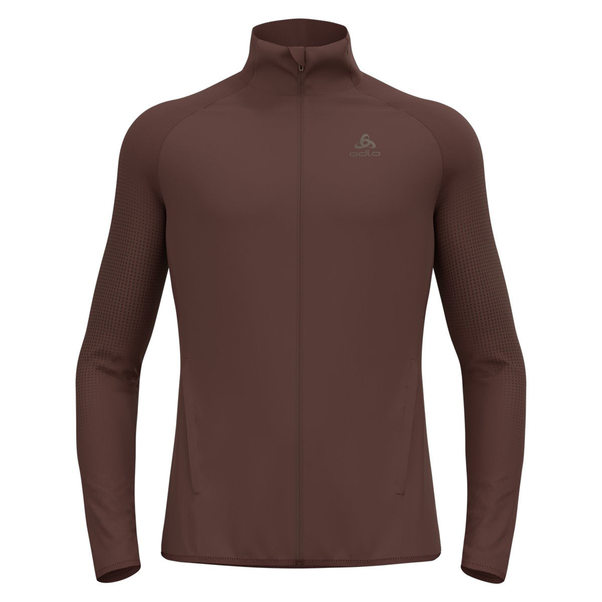 Odlo Zeroweight Warm Hybrid Giacca Da Corsa Uomini-Marrone