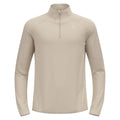 Zeroweight Warm Mid Layer 1/2 Zip Laufshirt Herren-Silber