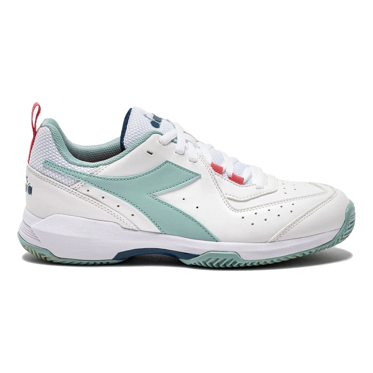 Diadora S. Challenge 5 Scarpa per terra rossa Donna - bianco, menta