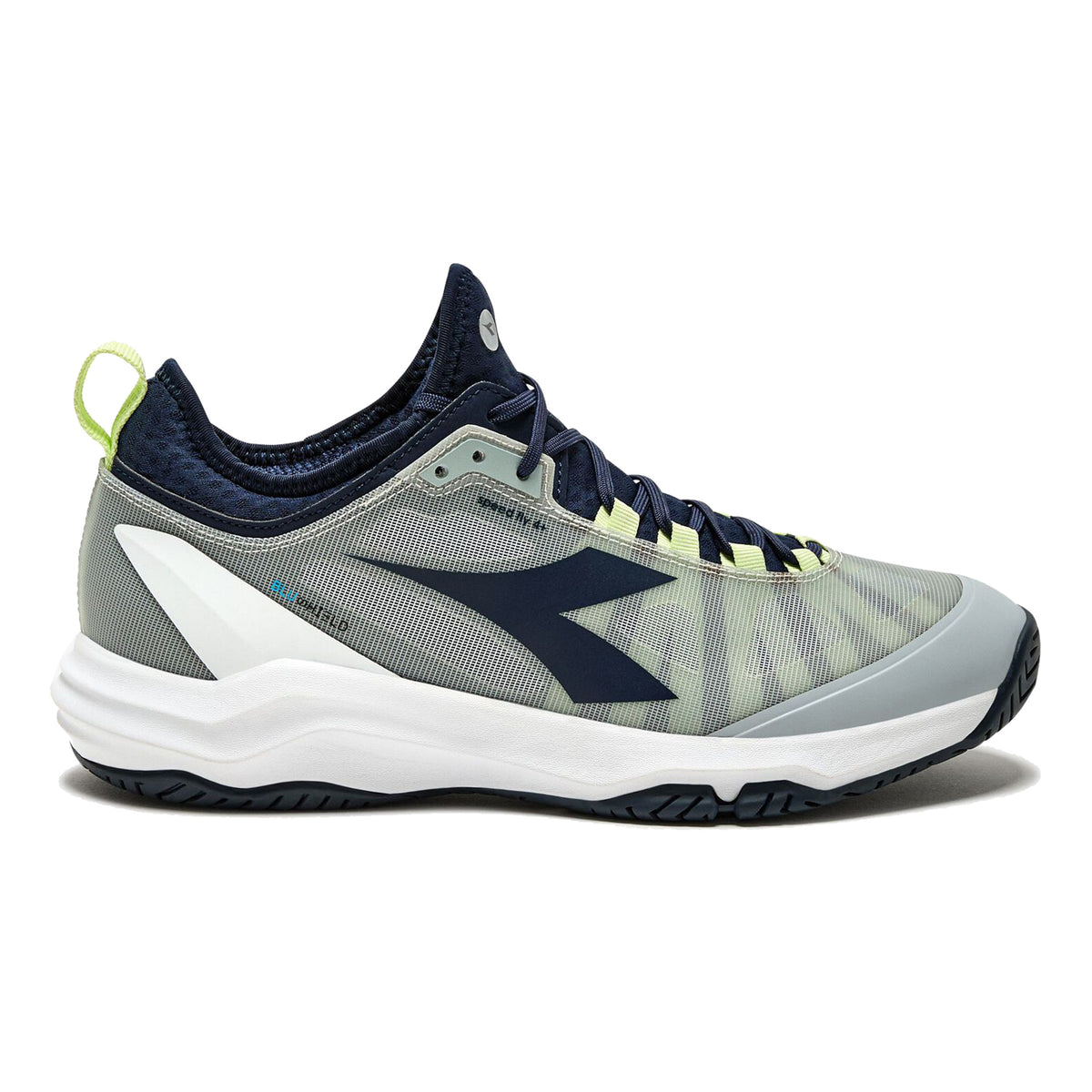 Diadora Speed Blushield Fly 4 + Scarpa per tutte le superfici Uomini - grigio, blu