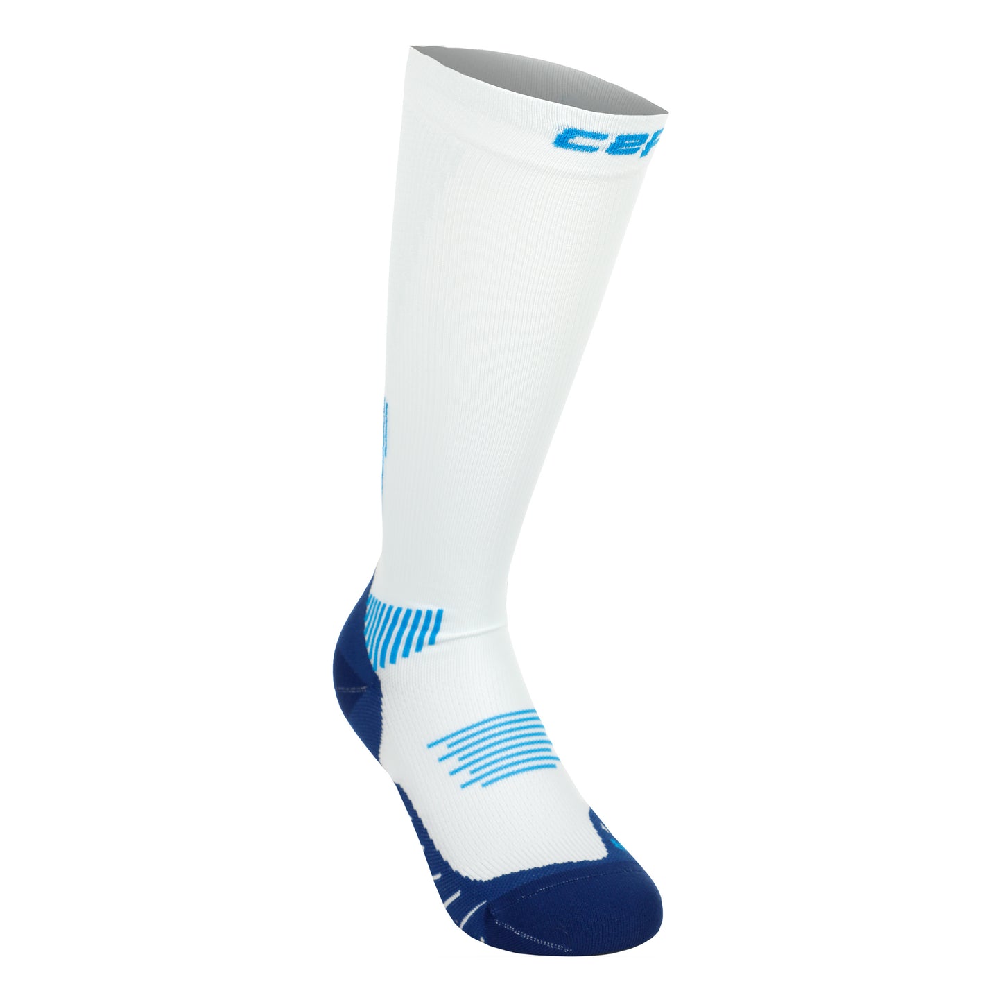 CEP Core Tall 5.0 Kompressions-Socken Damen-Hellblau,Dunkelblau