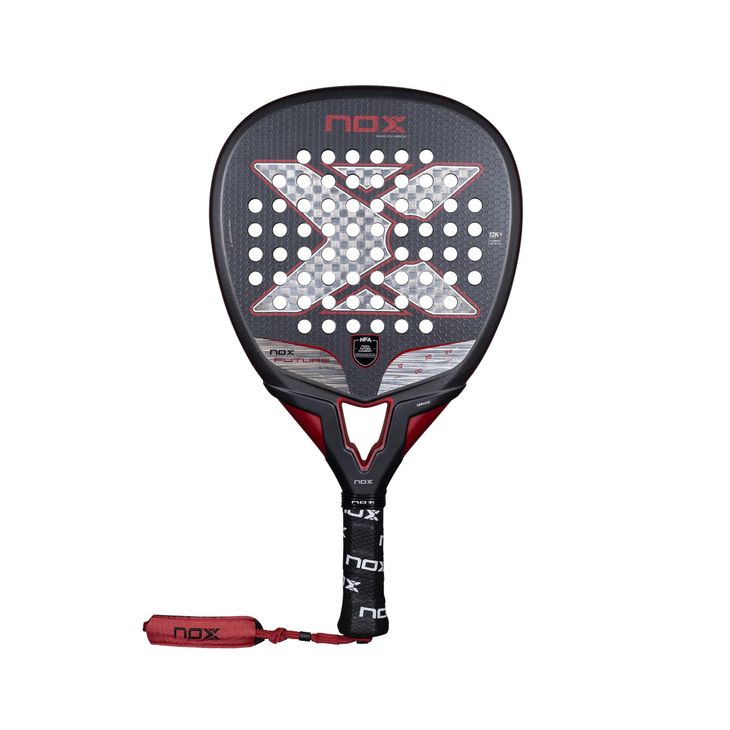 NOX Future 12K Alum Attack NFA Edition Raquette de padel Raquette d’occasion
