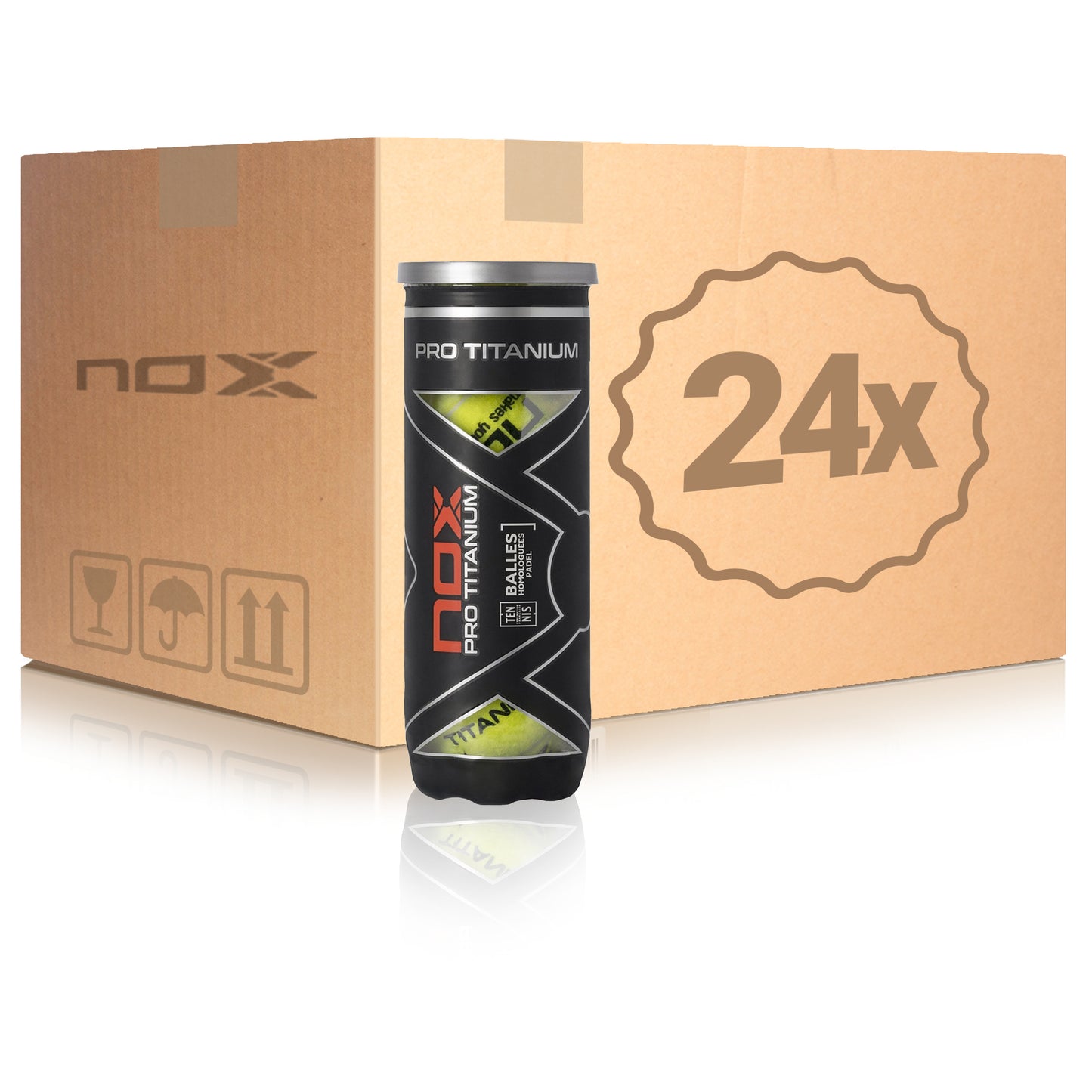 NOX 24 tubi da 3 Pro Titanium Nel cartone