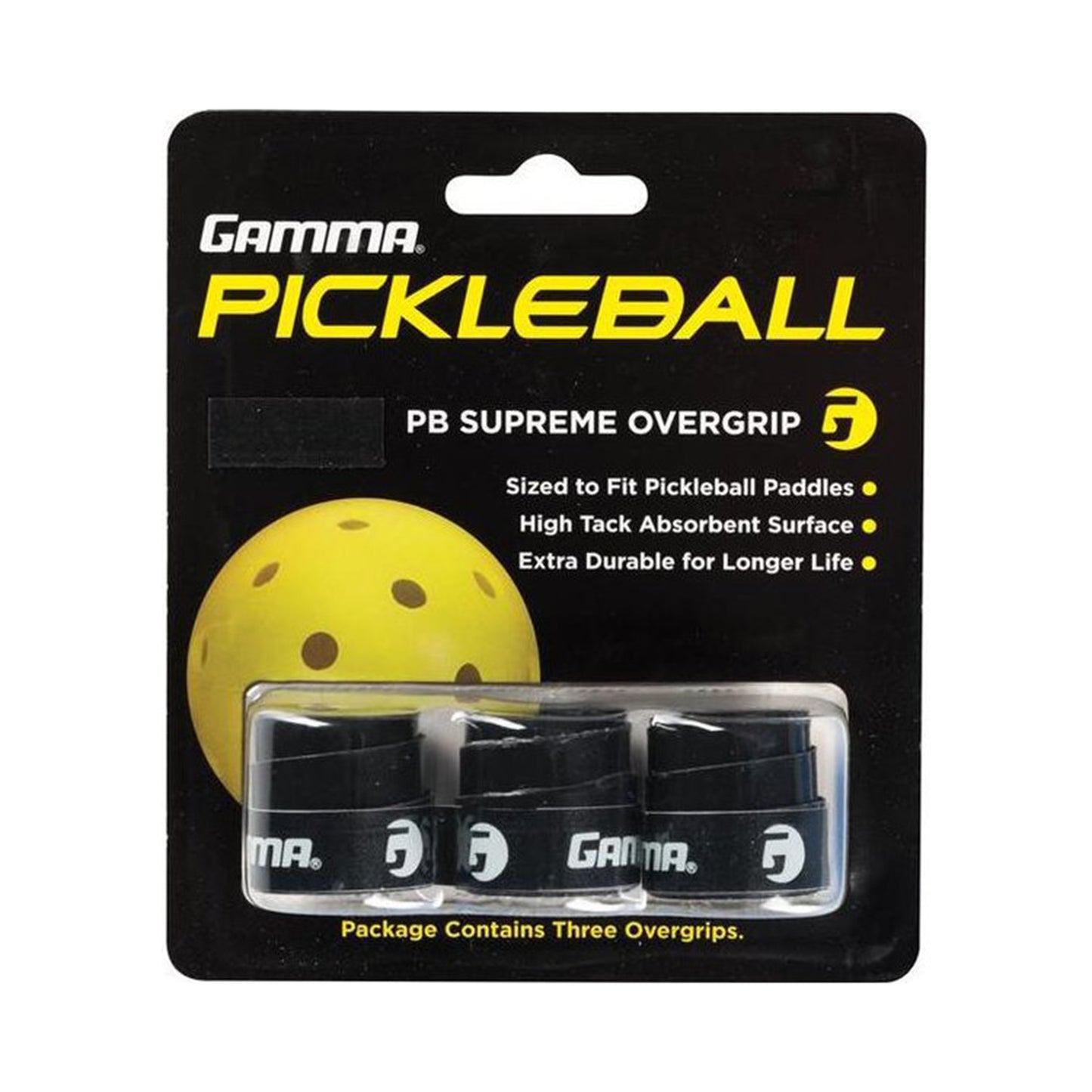 Gamma Pickleball Supreme-Schwarz