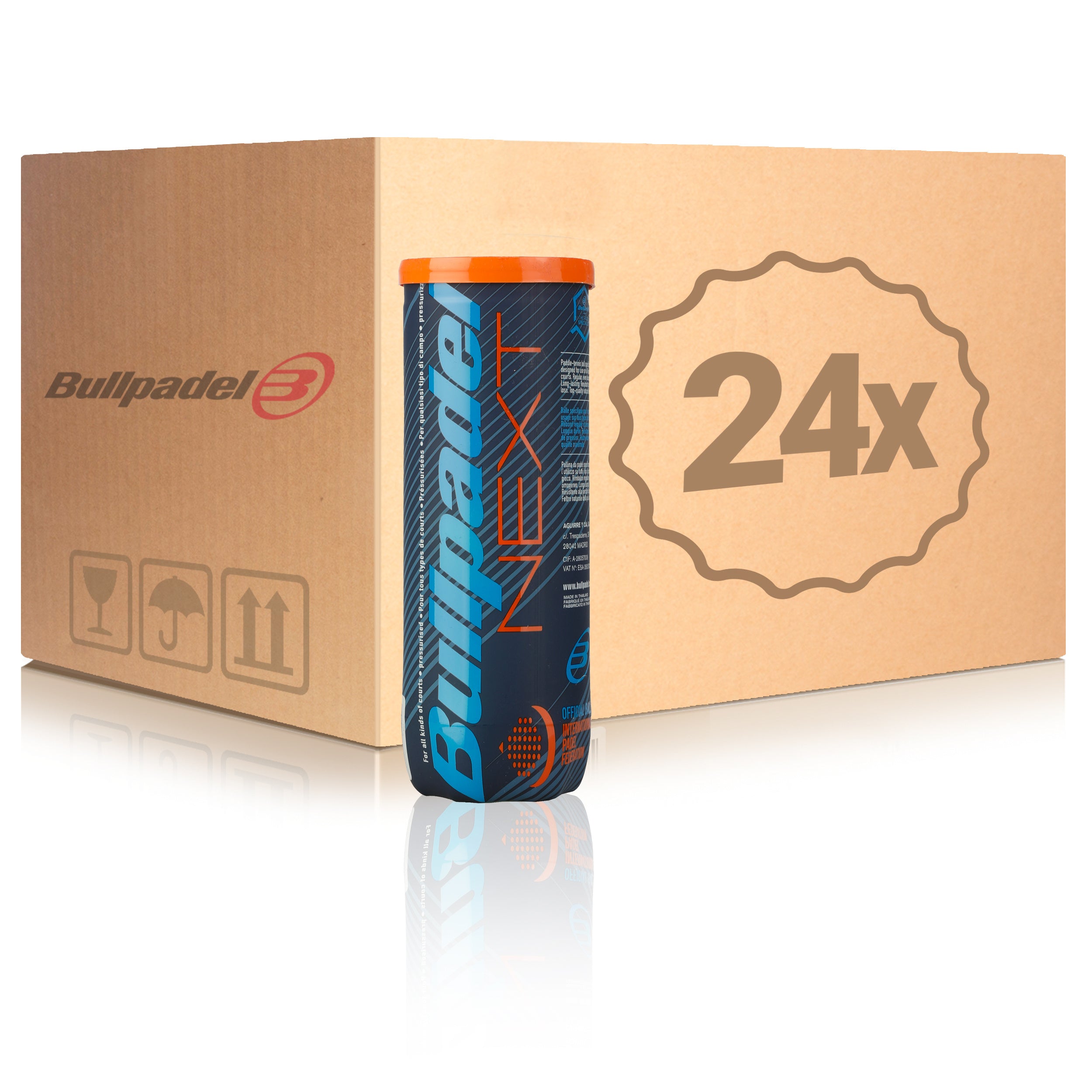 Bullpadel 24 Tubes de 3 FIP Next Pro En carton