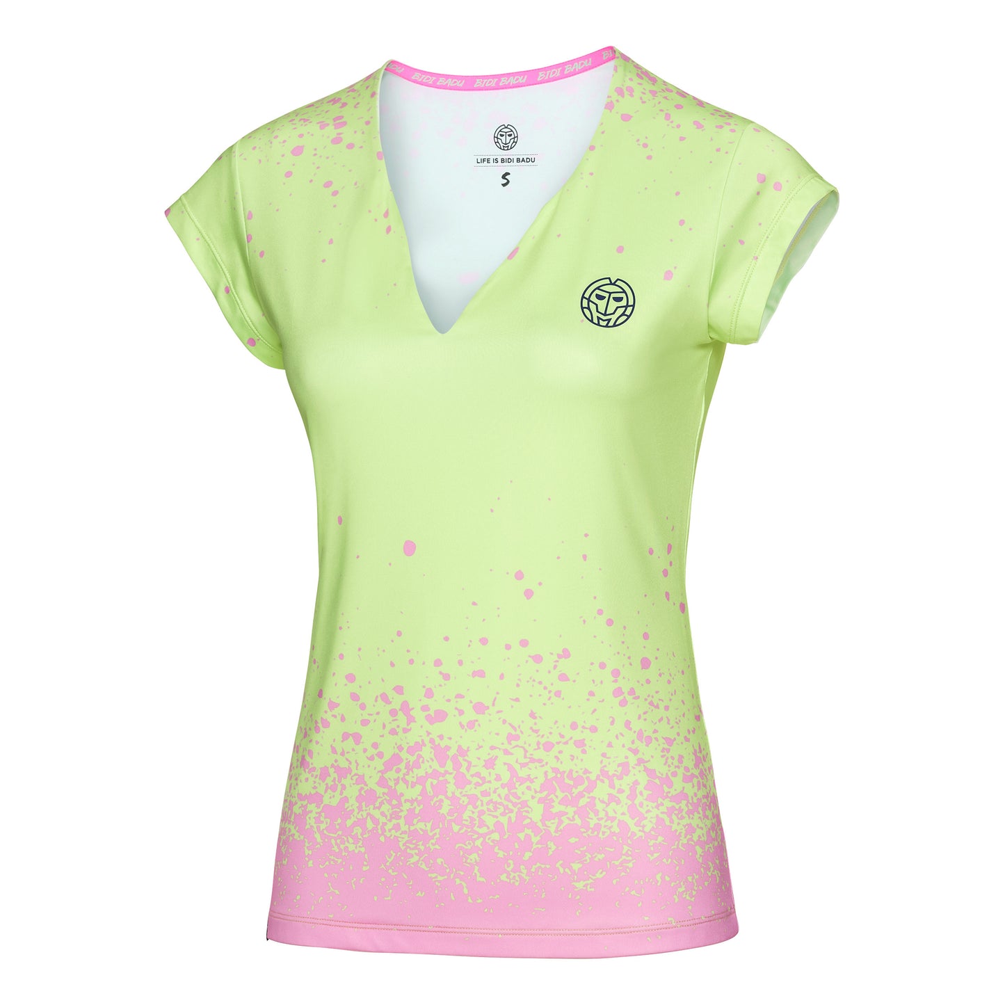 BIDI BADU Bella Tech T-Shirt Damen-Hellgrün,Rosa