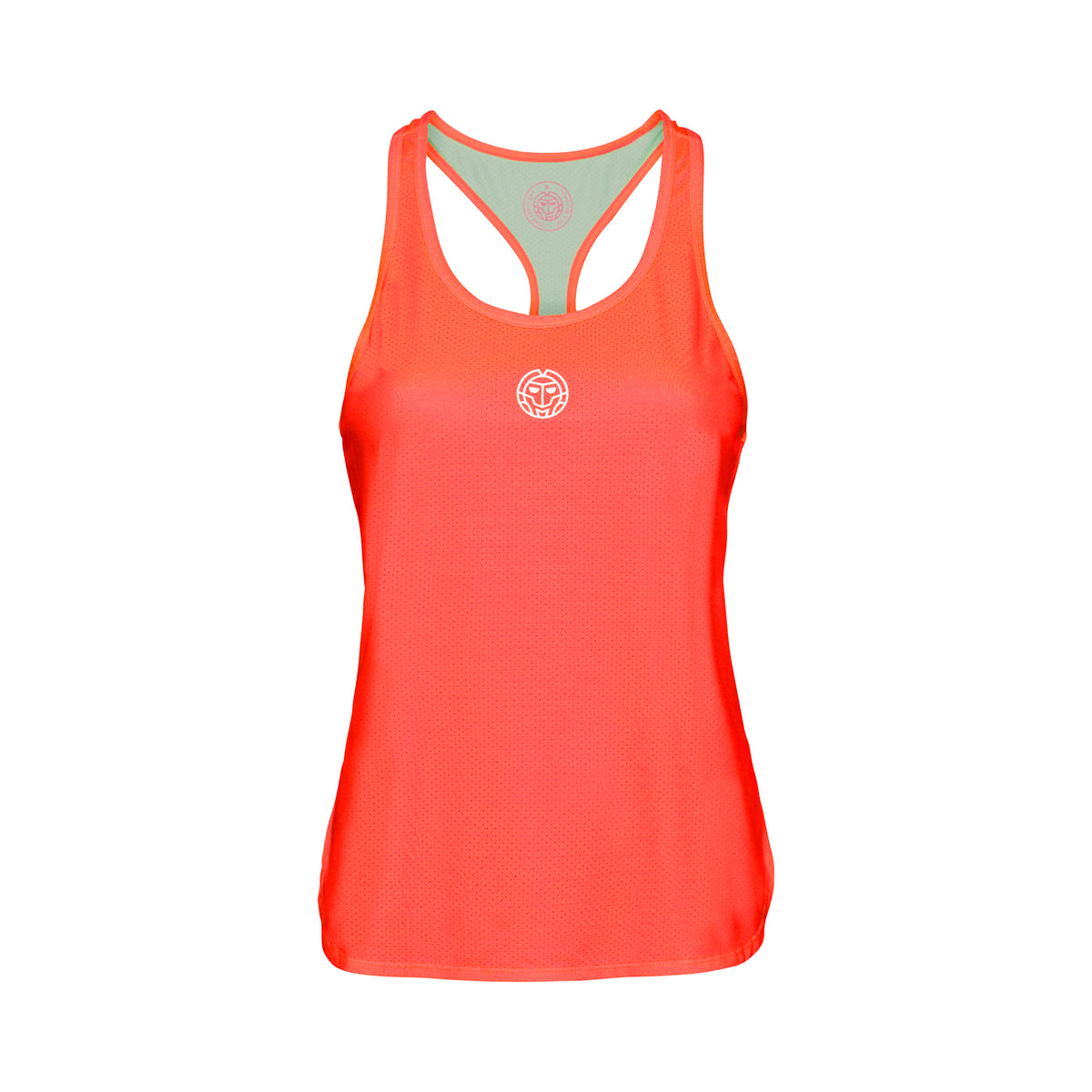BIDI BADU Rahel Tech Débardeur Tank Top Filles-Corail,Blanc