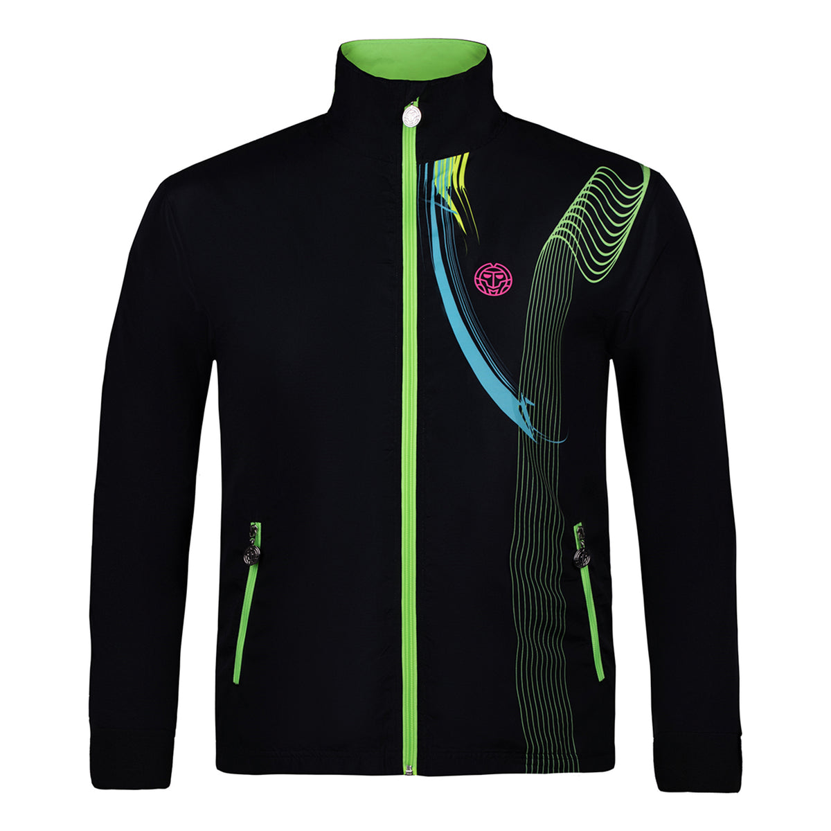 BIDI BADU Teku Tech Veste de survêtement Hommes - noir, multicouleur